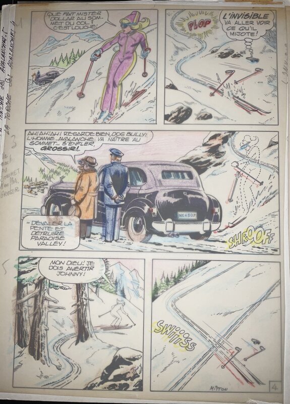 Jean-Yves Mitton, Sos AVALANCHES page 4 - Comic Strip