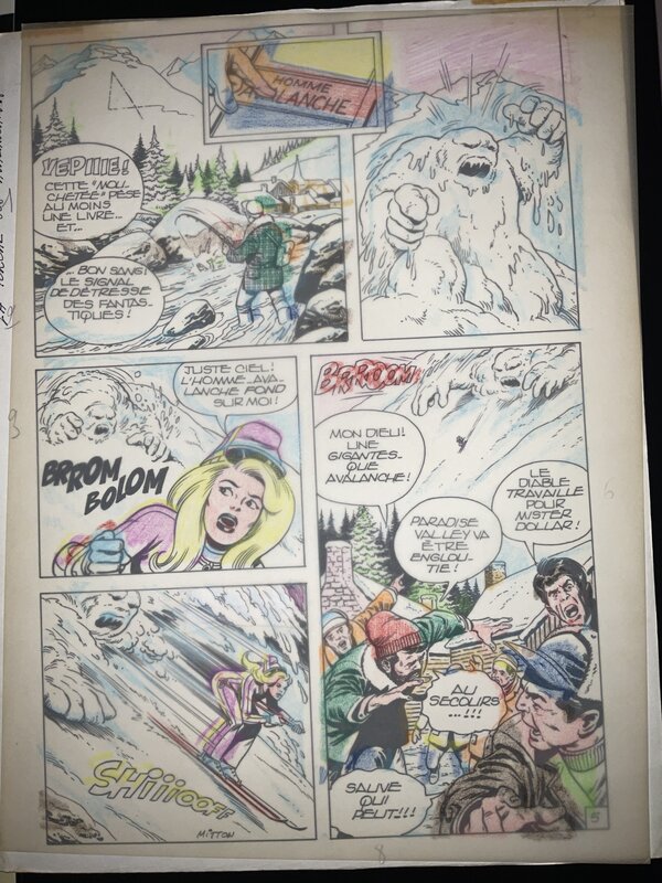 Jean-Yves Mitton, Sos AVALANCHES page 5 - Comic Strip