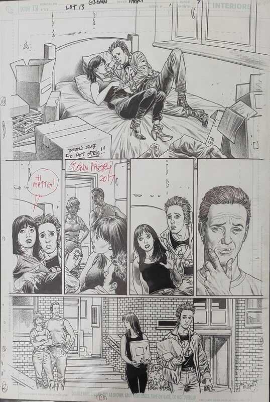 Lot13 par Glenn Fabry - Planche originale