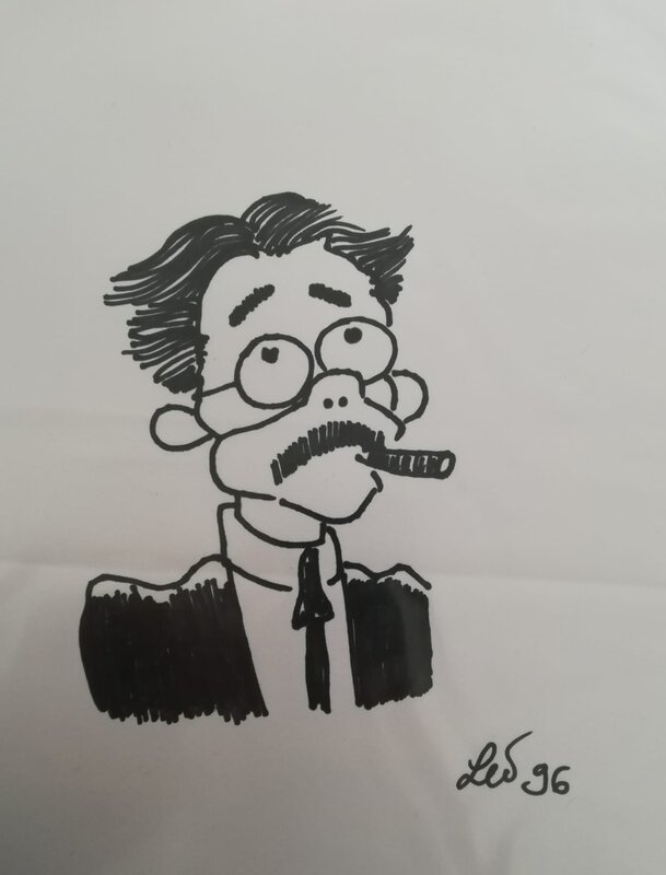 Groucho par Leo Ortolani - Dédicace