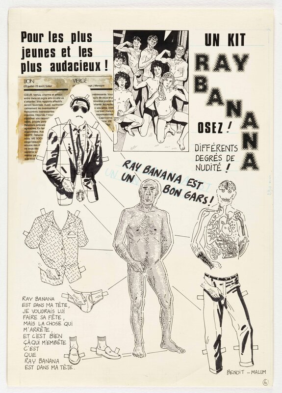 Ray Banana par Ted Benoit - Planche originale