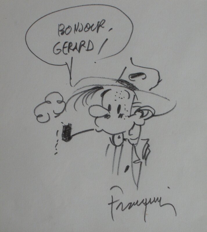 Franquin, Fantasio - Dédicace
