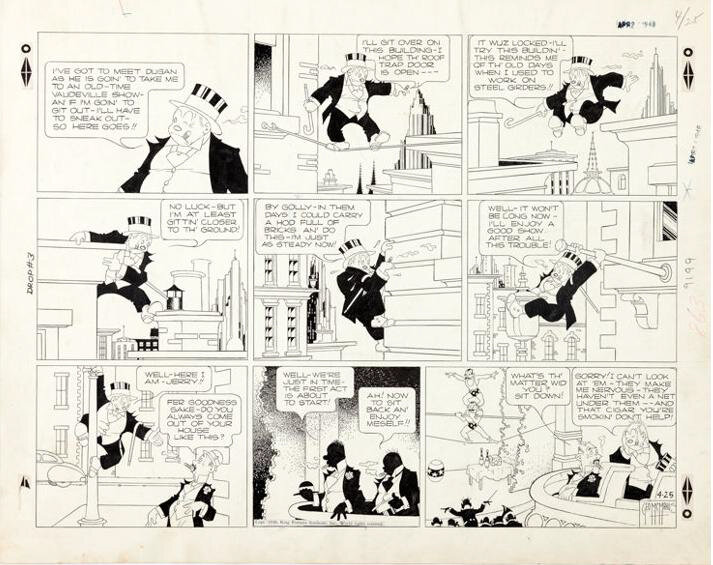 George McManus, Bringing Up Father, sunday 1940 - Comic Strip