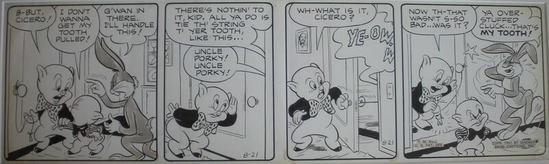 Ralph Heimdahl, Heimdhal, Bugs Bunny 1951 - Planche originale
