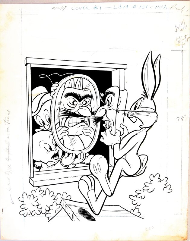 Ralph Heimdahl, Ralph Heimdhal, Bugs Bunny cover - Couverture originale