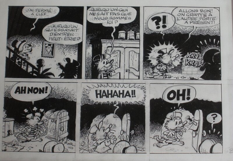 Macherot, Sybilline half page - Comic Strip