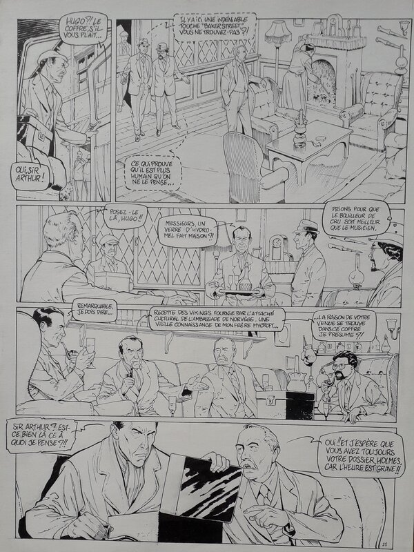 En vente - Harry Dickson par Olivier Roman, Richard. D. Nolane - Planche originale