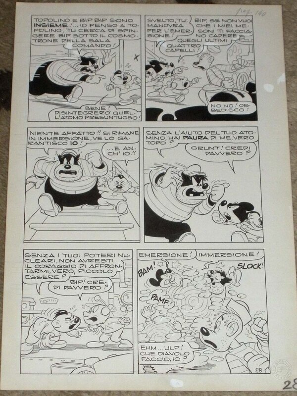 Romano SCARPA, Topolino e il Bip Bip 15 - Comic Strip