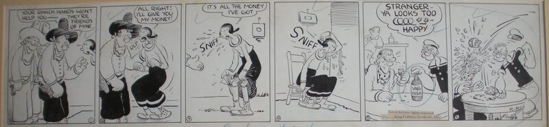 Segar, Popeye strip, 1932 - Comic Strip
