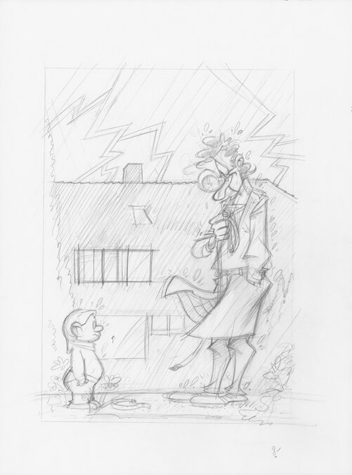 Gerard Leever |  Gleevers Dagboek | 1996 | Cover Zozolala 90 schets - Original art