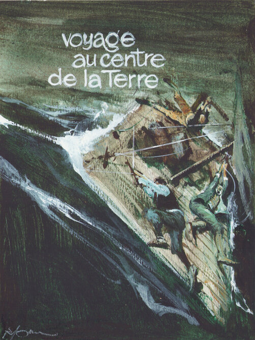 René Follet | 2006 | Voyage au centre de la terre - Œuvre originale
