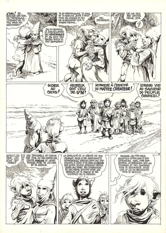 Grzegorz Rosinski, Jean Van Hamme, Le Grand Pouvoir du Chninkel - Planche 47 - Comic Strip