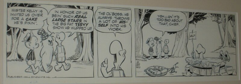 Walt KELLY, Pogo advertising strip, 1969 - Planche originale