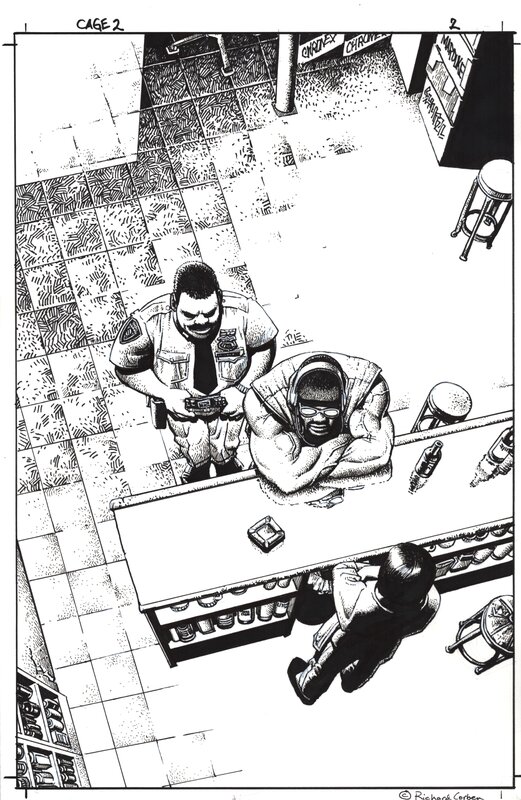 Corben: Cage 2 page 2 - Comic Strip