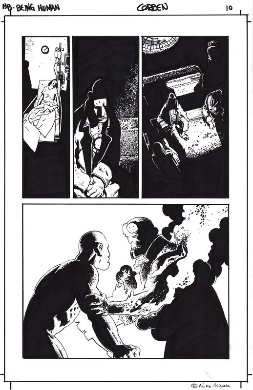 Corben: Hellboy: Being Human page 10 - Planche originale