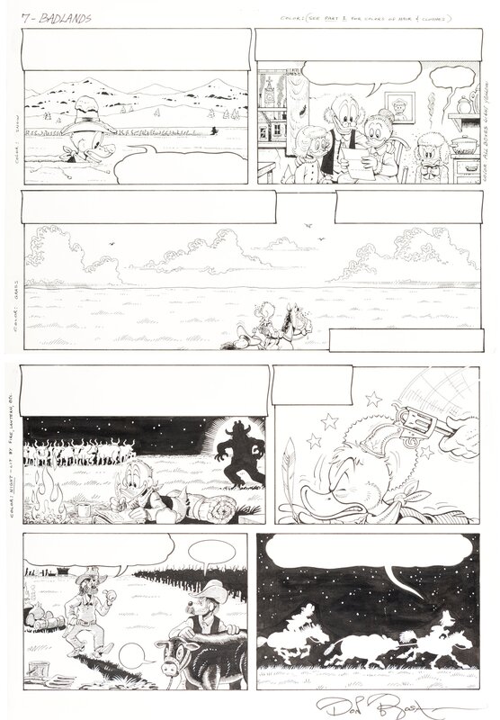 Don Rosa, 3 - Buck Picsou des Badlands - P7 - Comic Strip