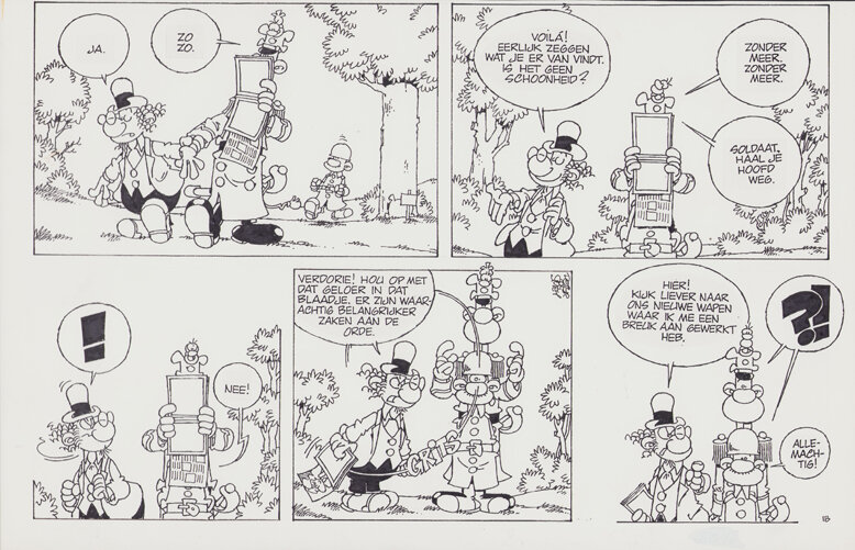 Peter de Smet | De Generaal halve pagina - Comic Strip