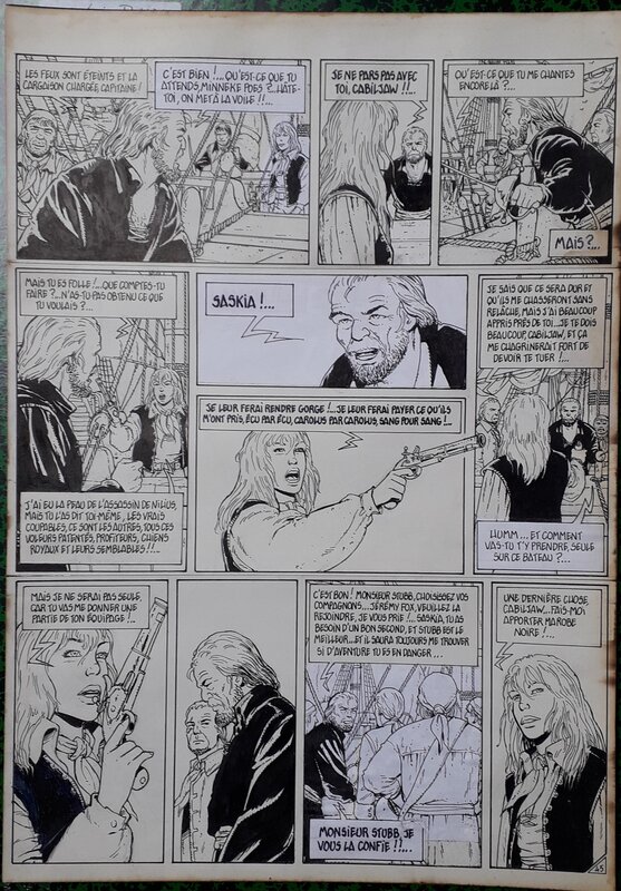 For sale - Saskia DES VAGUES by Lucien Rollin, Pierre Dubois - Comic Strip