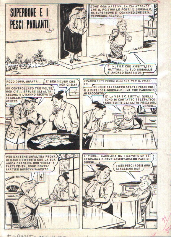 Erio Nicolò, Superbone (il Monello) - Comic Strip