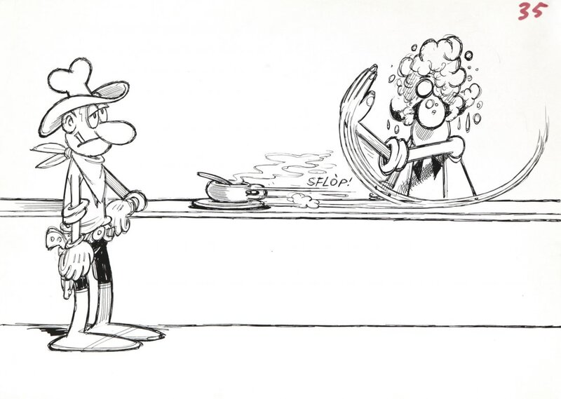 Jacovitti, Coccobill, for an animation cartoon - Illustration originale