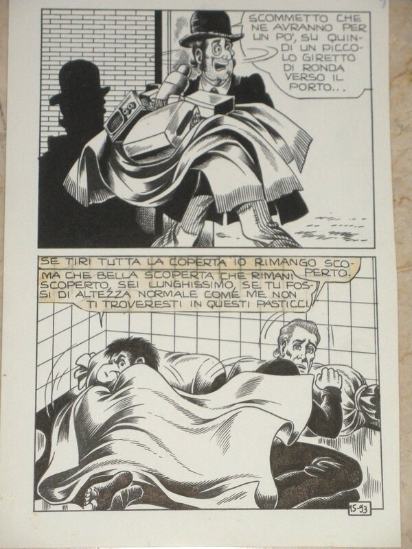 Magnus, Alan Ford n. 15 - Planche originale