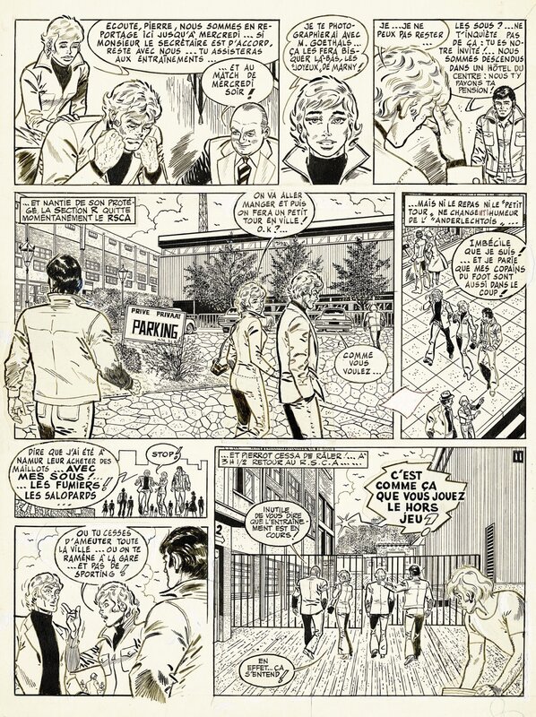 Raymond Reding, Section R - L'Anderlechtois - Comic Strip