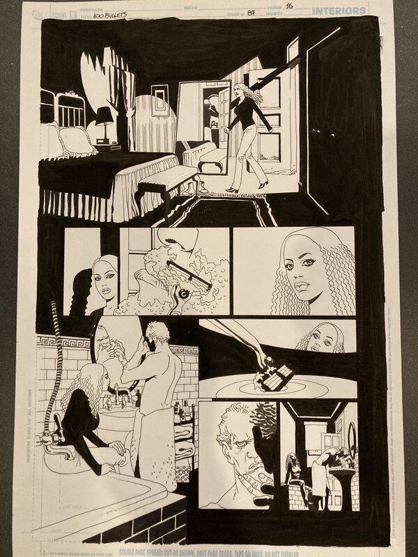 Eduardo Risso, Brian Azzarello, 100 Bullets - Issue 87 The Blister - Comic Strip