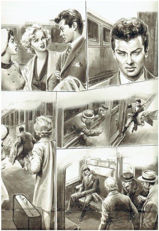 Walter MOLINO, Grand Hotel original page - Comic Strip