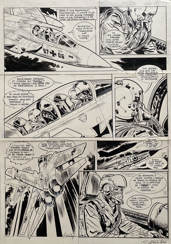 Albert Weinberg, Dan Cooper - Azimut Zero - T24 planche 20 - Comic Strip