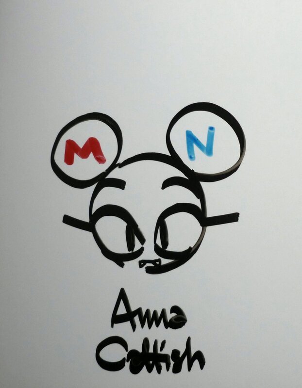 Anna Cattish, 2015 Sketchbook Doodle - Dédicace