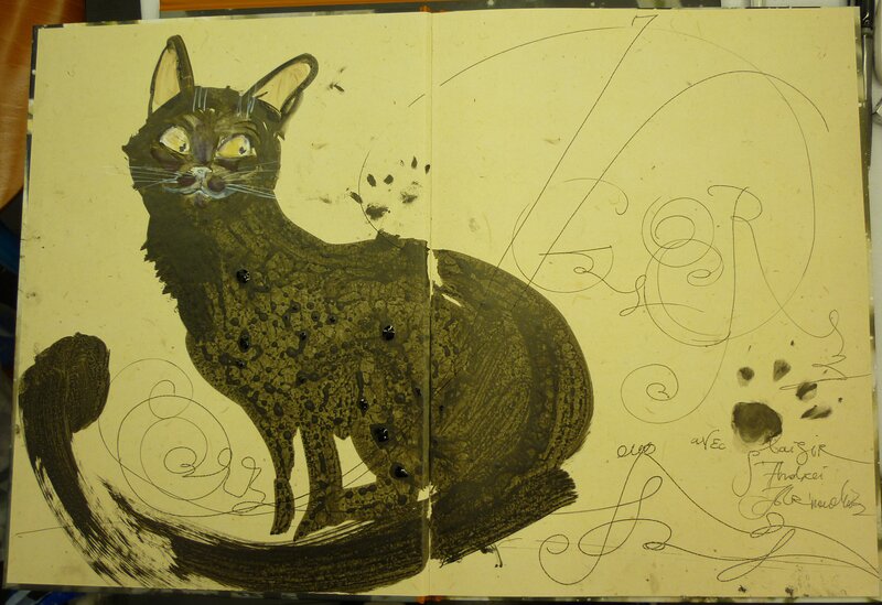 Andréi Arinouchkine, The Nine Lives of the Cat (Russian Editon) - Dédicace