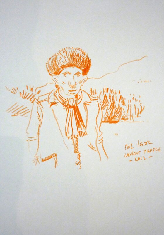Laurent Maffre sketch - Dédicace