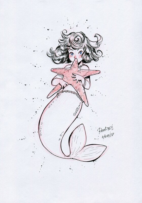 Mermaid by Redisoj by Sergey Klyuchnikov - Sketch