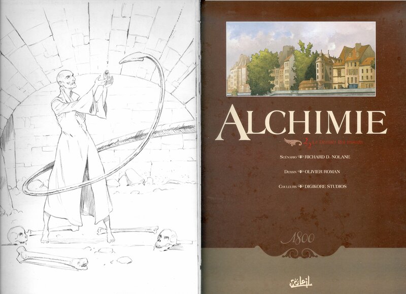 Olivier Roman, Dédicace libre sur #2 Alchimie - Sketch