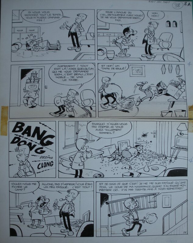 Francis, Marc Lebut et son voisin - Comic Strip