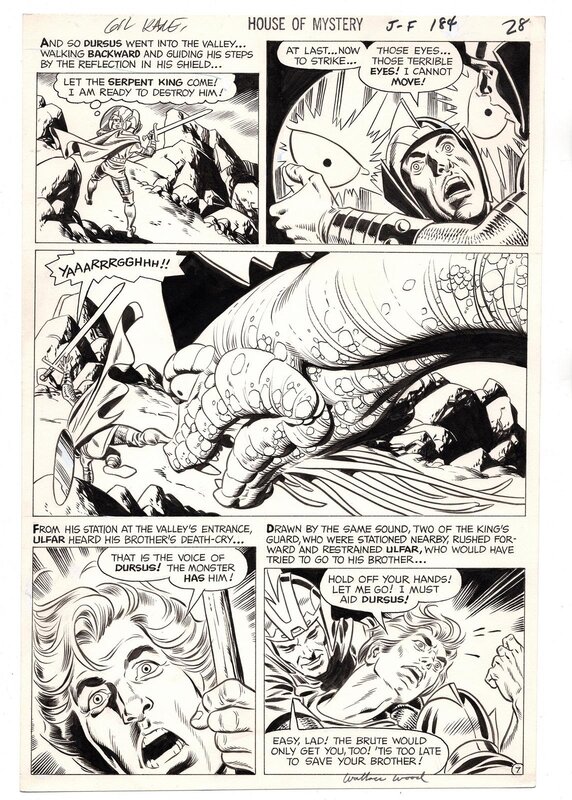 House OF MYSTERY par Gil Kane, Wally Wood - Planche originale
