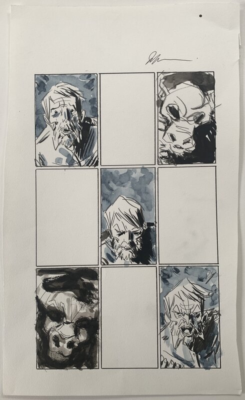 Jeff Lemire - Mazebook - Issue 5 p01a - Planche originale