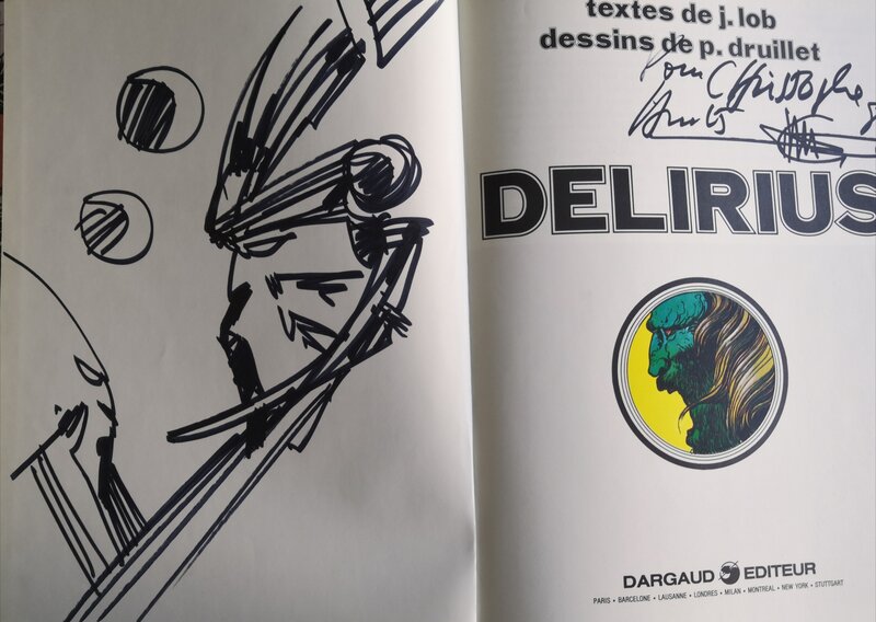 Delirius by Philippe Druillet - Sketch