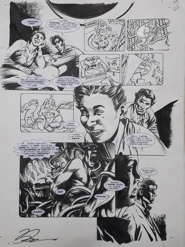 For sale - The TERRITORY by David Lloyd, Jamie Delano - Comic Strip