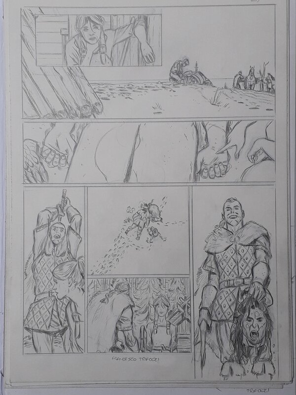 For sale - Francesco Trifogli, Nicolas Mitric, Sirènes et Vikings 4 p29 - Comic Strip