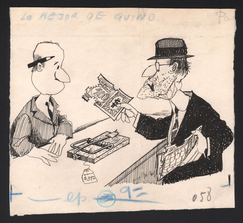 Paying by Quino - Comic Strip