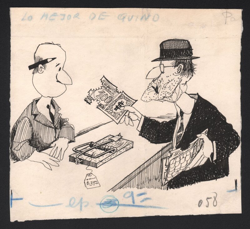 Paying par Quino - Planche originale