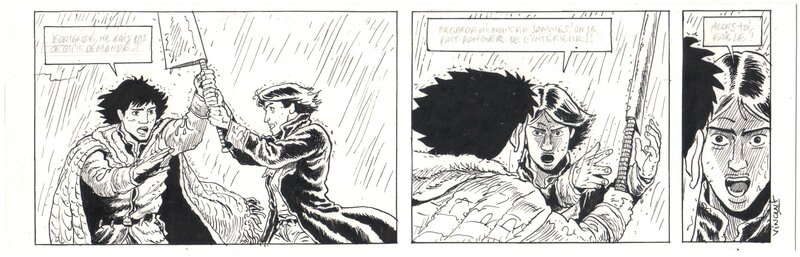 Vincent Perriot - Negalyod tome 1 Strip inédit - Planche originale