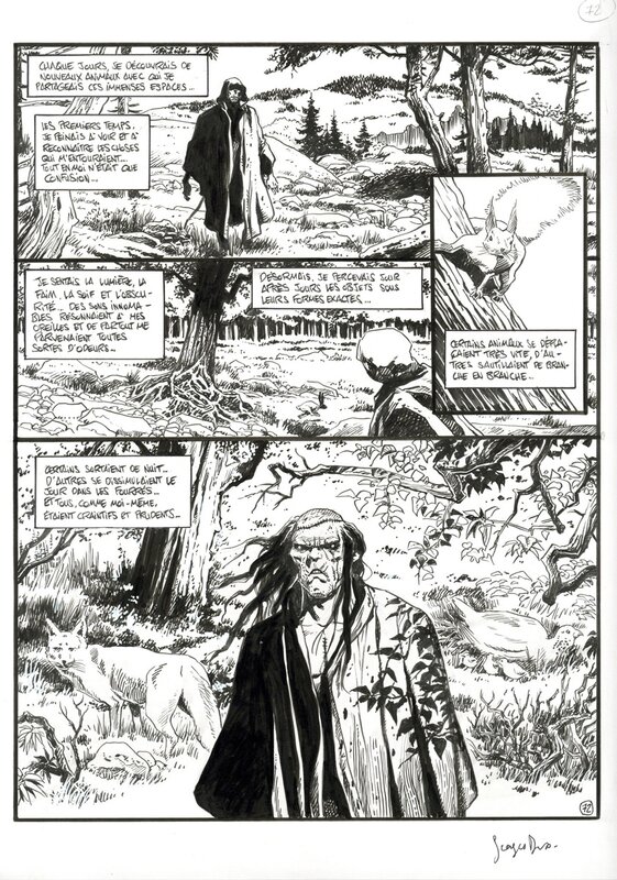 Georges Bess, Frankenstein, Planche 72 - Comic Strip