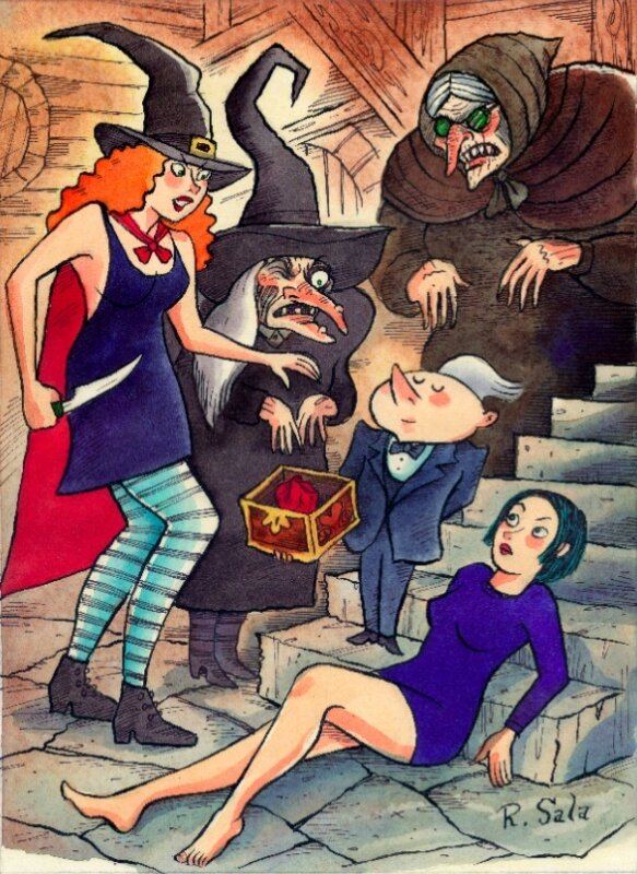 Richard Sala - Ambrose - Original Illustration
