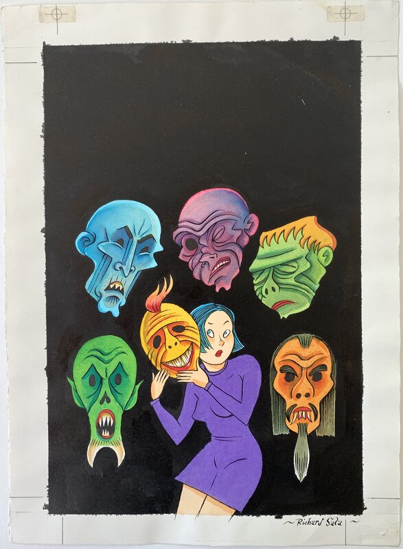 Richard Sala - Evil Eye 10 cover - Original Cover