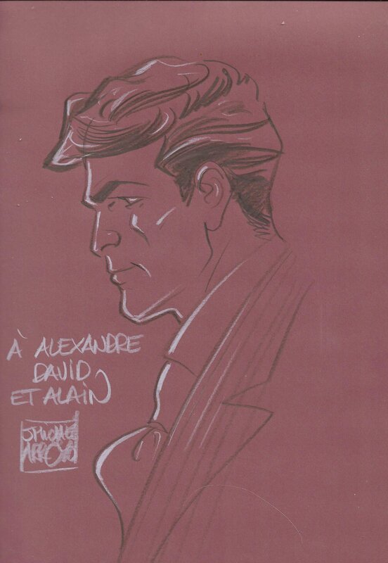 Jean-Michel Arroyo, Dédicace sur l'album Pigalle, 1950 - Dédicace