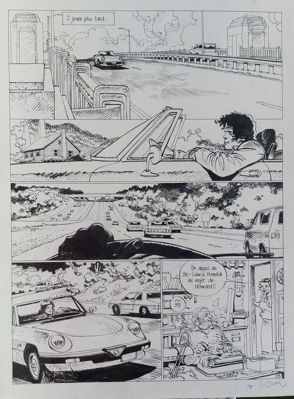 Cosey, Jonathan #10 - Oncle Howard est de retour, pg.23 - Planche originale