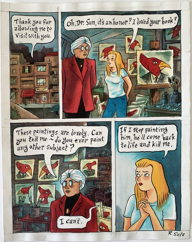 Richard Sala - The Bloody Cardinal - p58 - Comic Strip