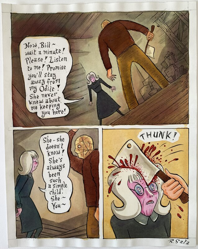Richard Sala - The Bloody Cardinal - p77 - Comic Strip